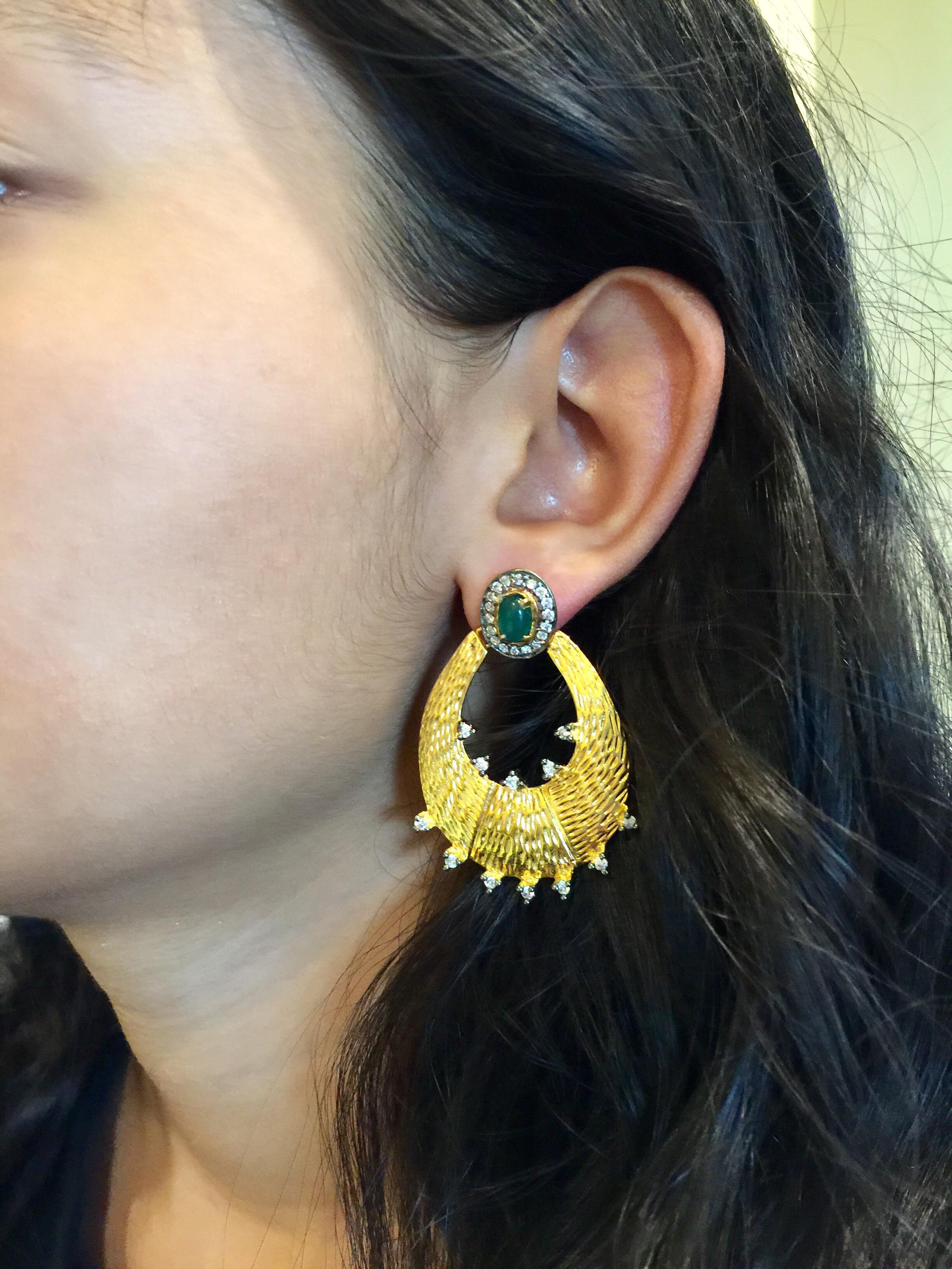 Artisan Meghna Jewels Saya Earrings as seen in “Gossip Girl”! Worn by Kelly Rutherford