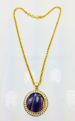 Geode Round Druzy Necklace