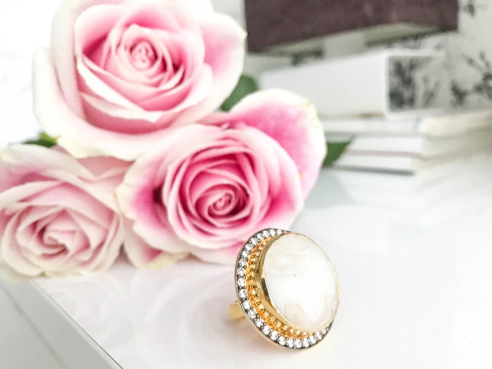 Anillo de Ágata Redonda Geode Druzy en venta 2