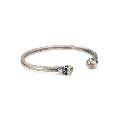 Ossa Sterling Skull Cuff Bracelet