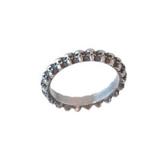 Demetri Sterling Band of Skull Ring