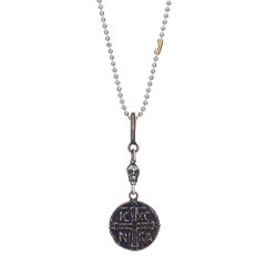 Eternal Skul and Cross Coin Necklace
