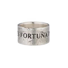 Fortuna Sterling Cigar Band Ring