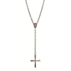 Johnny Sterling Coptic Cross Rosary Necklace
