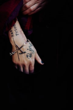 Sterling Coptic Sideways Cross Statement Bracelet