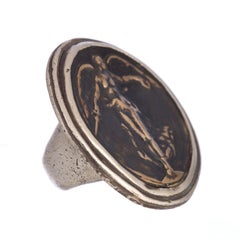 Winged Victory Angel Coin Ring