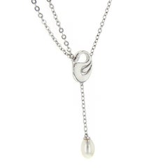 950 purity Siledium asymetric double strand necklace