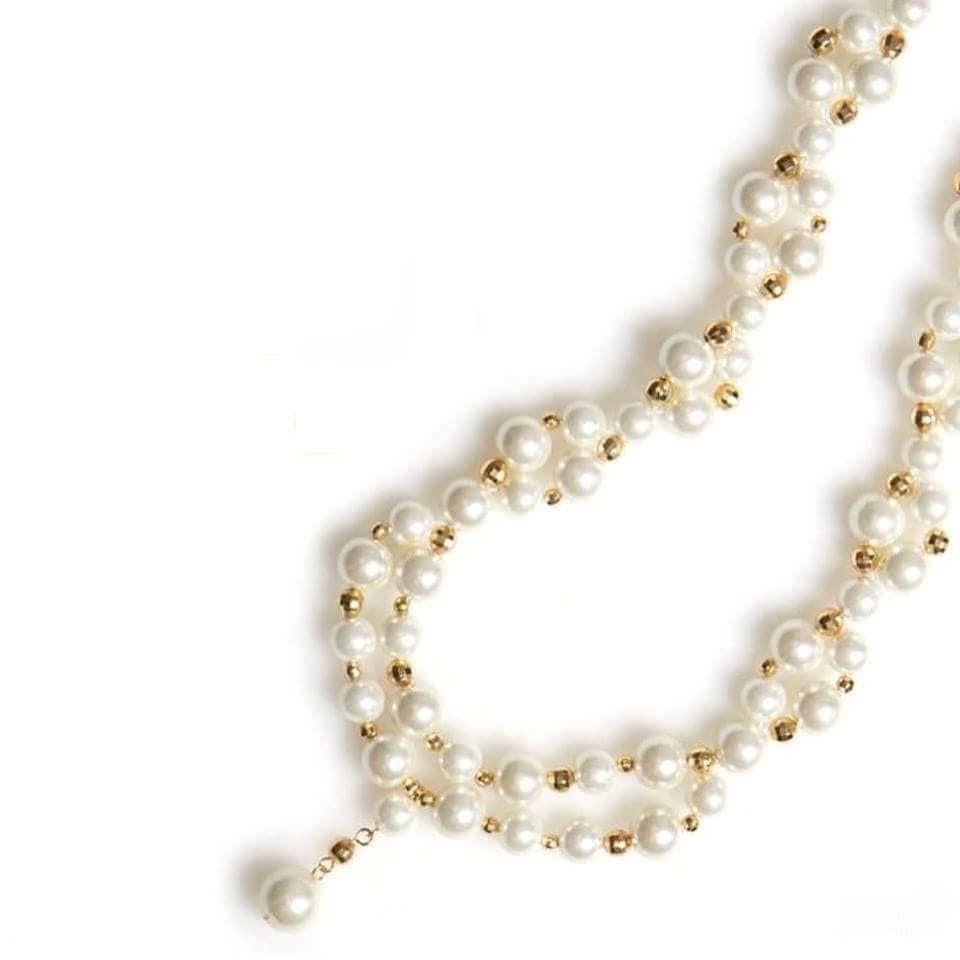 - Matching earrings included
- Made with high strength cord to resist breakage
- All metals are IP plated stainless steel
- Lobster clasp closure with extender
- Hypoallergenic
- Length: 18 inch (46 cm)

Shell Pearls are exactly as they sound -