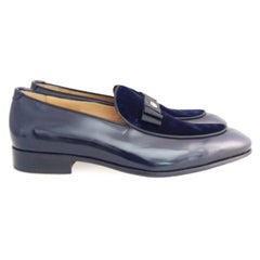 Mens Genuine Leather Lounge Shoes with Velvet Upper by Feri