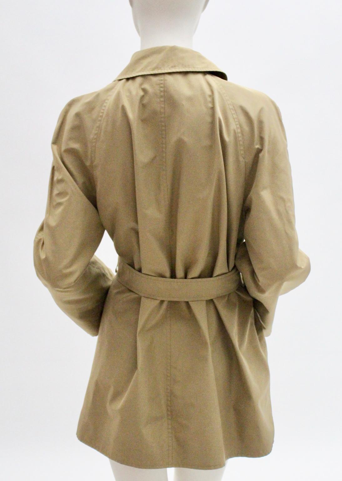 Alberta Ferretti Vintage Trenchcoat Italy  In Good Condition For Sale In Vienna, AT