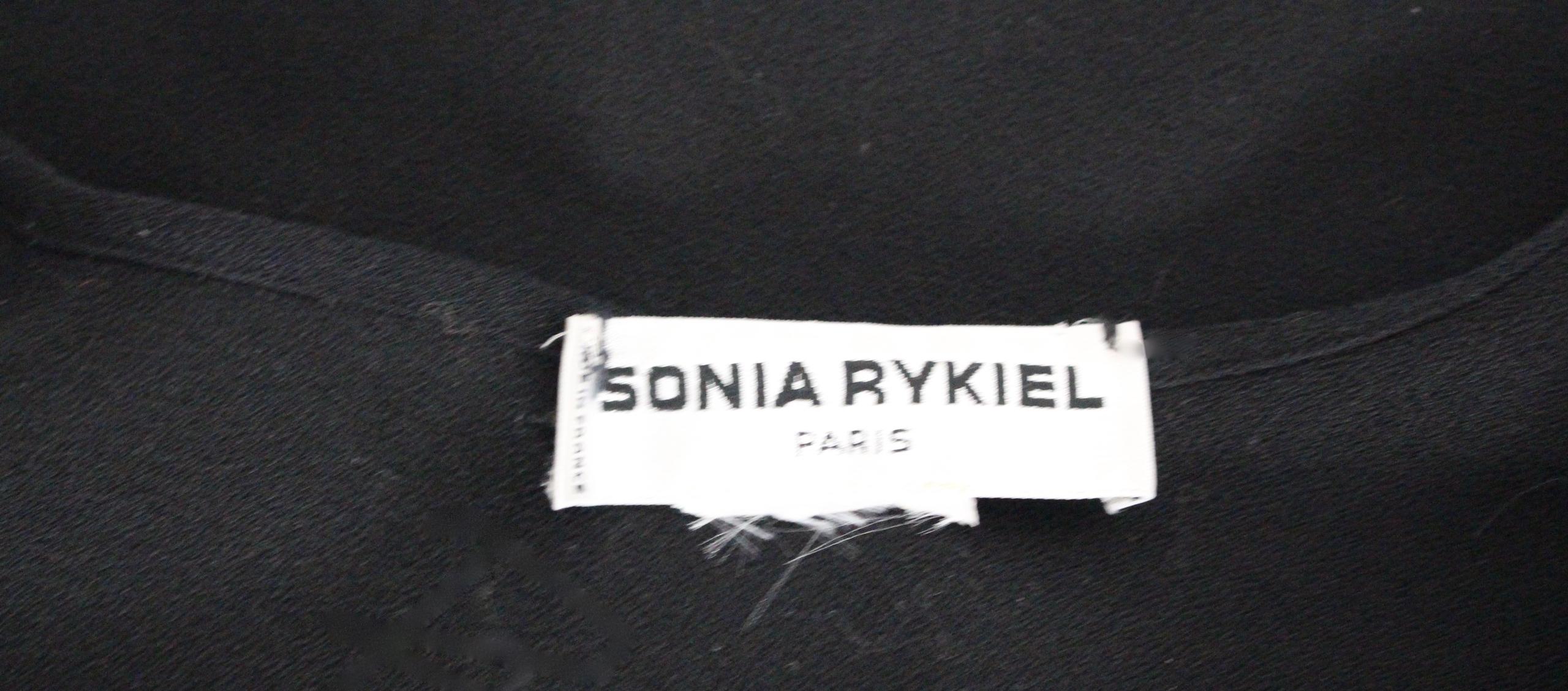 Sonia Rykiel Vintage Black Spaghetti Strap Dress  For Sale 10