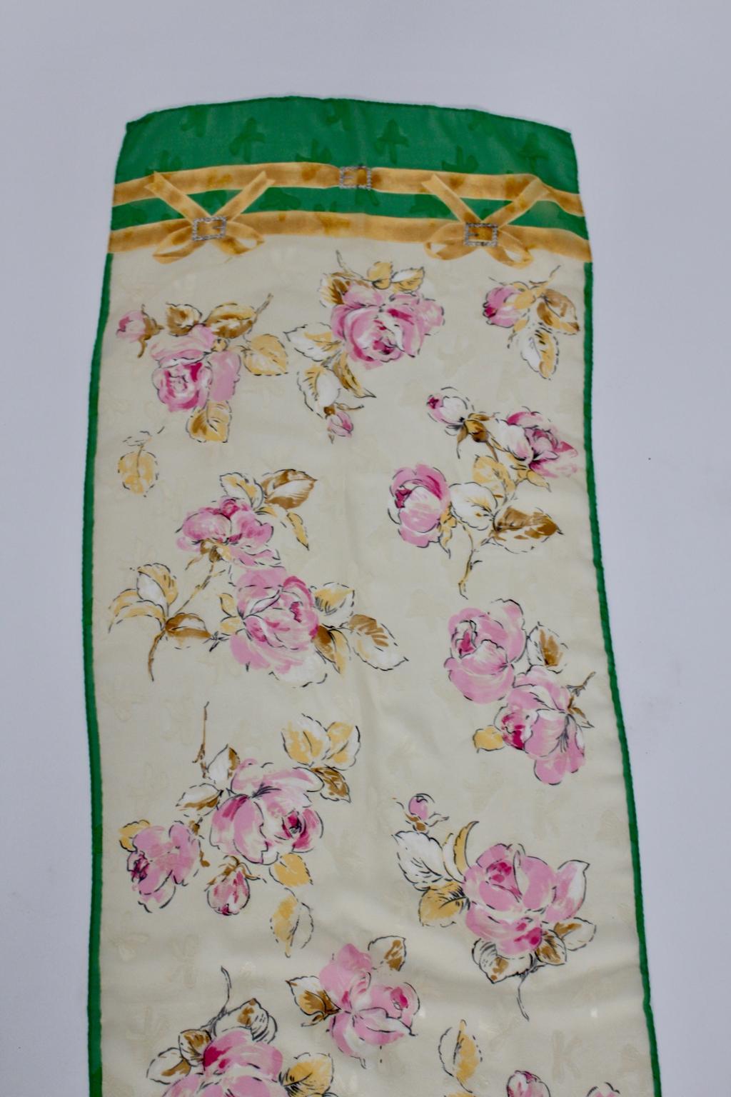 Blumarine Vintage Silk Scarf  In Good Condition For Sale In Vienna, AT