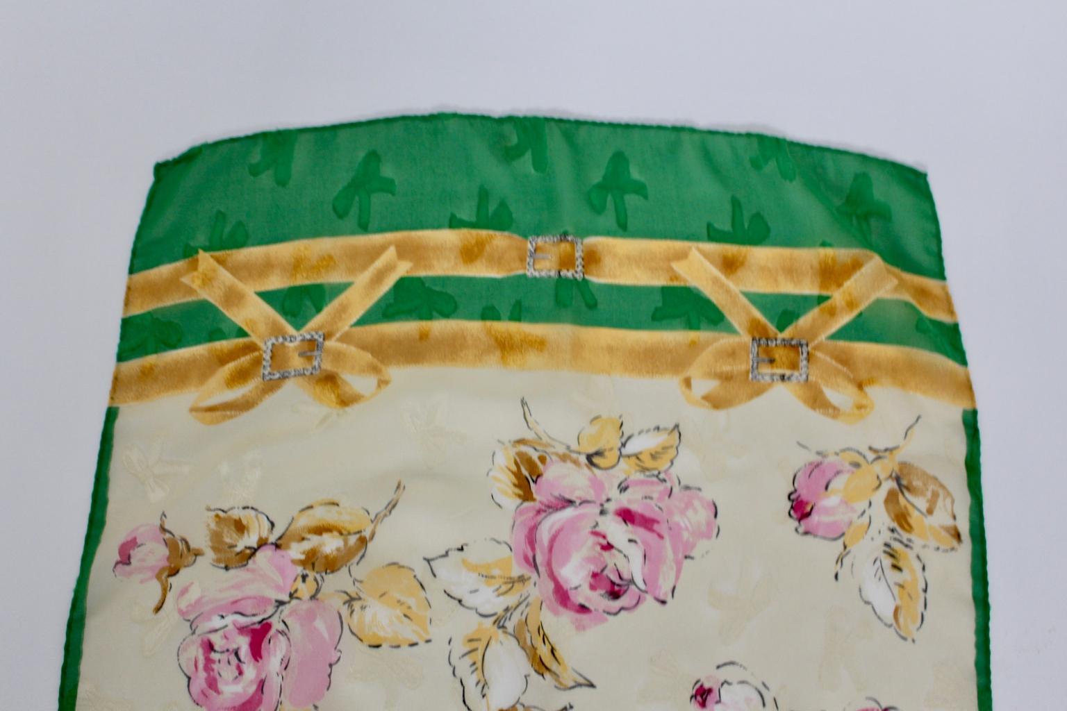 Women's Blumarine Vintage Silk Scarf  For Sale