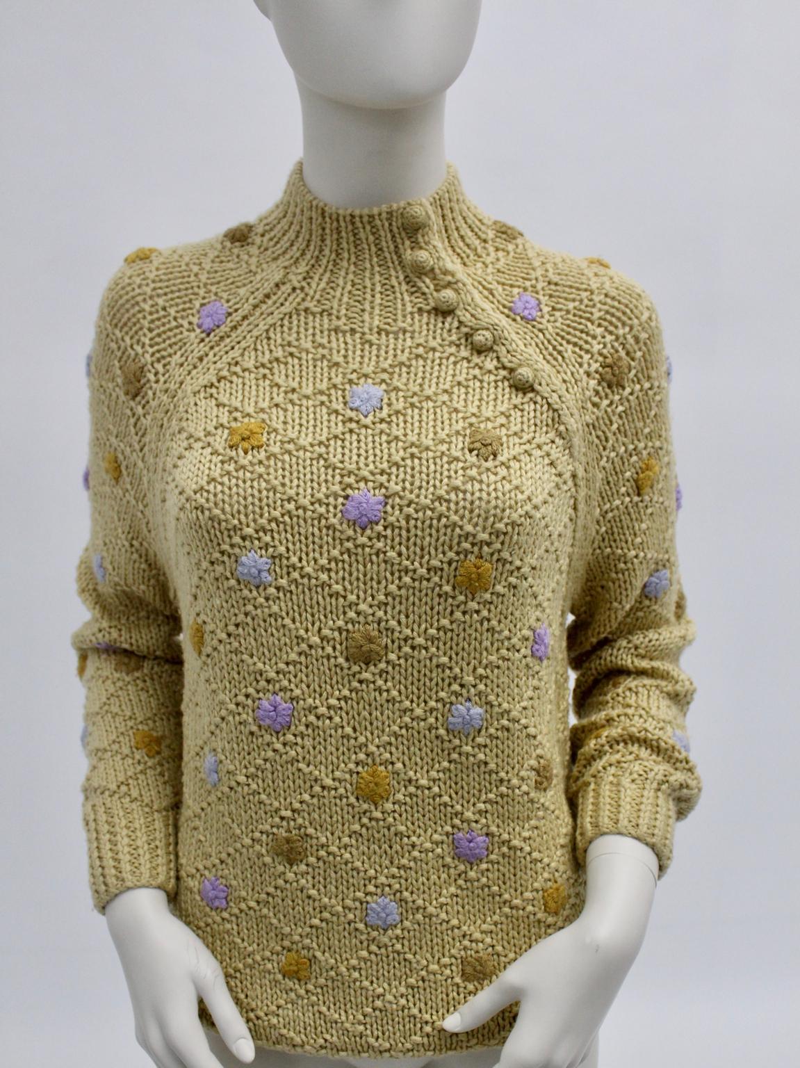 vintage oscar de la renta sweater