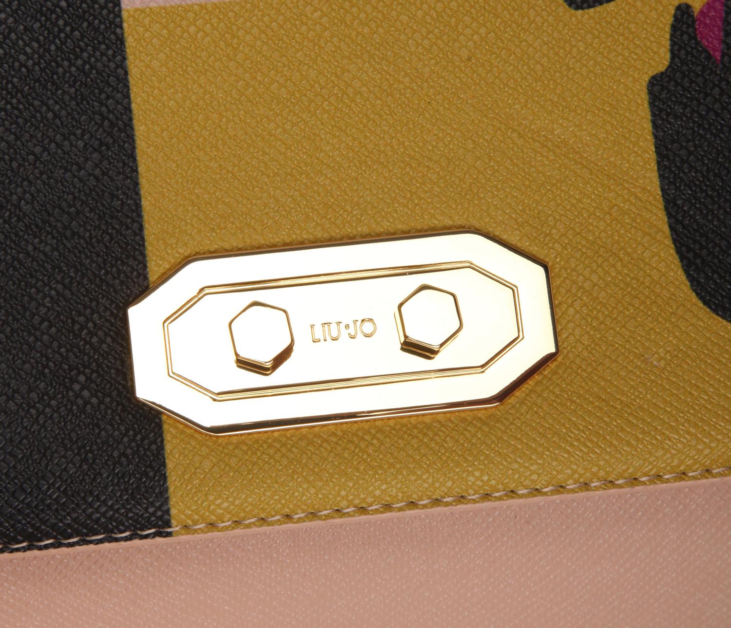 Liu Jo Top handle bag Cross body Cartella Grande Meg Rose N67155E0204-41506 In New Condition In Karlsfeld, DE
