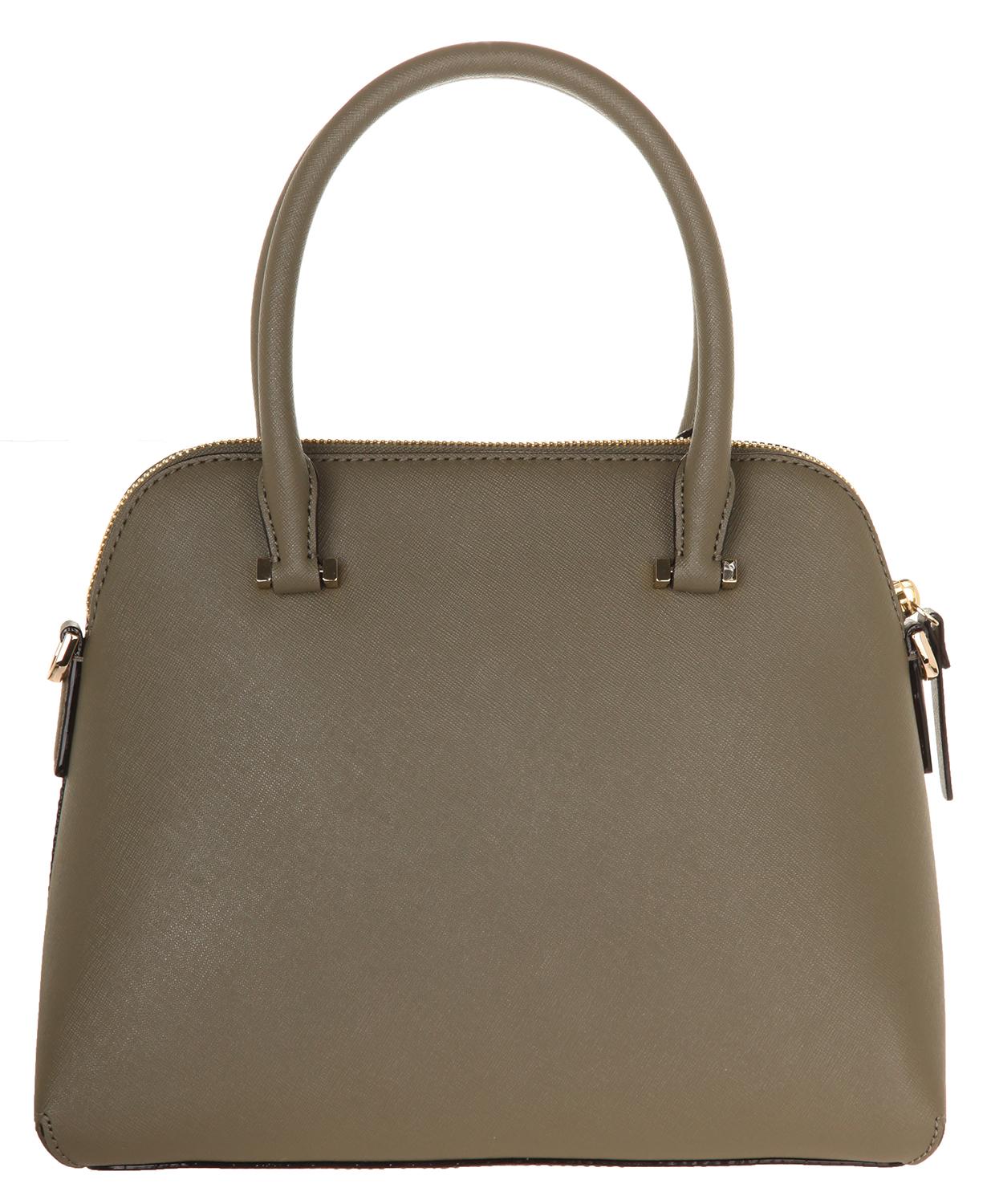 Item number PXRU7673-307 
Color olive
Exterior crosshatched leather
Lining 100% Polyester
Compartments: 1 main compartment, 1 zipper compartment, 2 slide compartments
Dimensions (width/height/depth) 28/23/10
Closure Zipper
Weight in grams approx