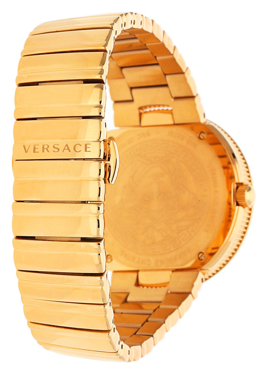 Versace Women Watch V-METAL ICON pink gold VLC090014 In New Condition For Sale In Karlsfeld, DE