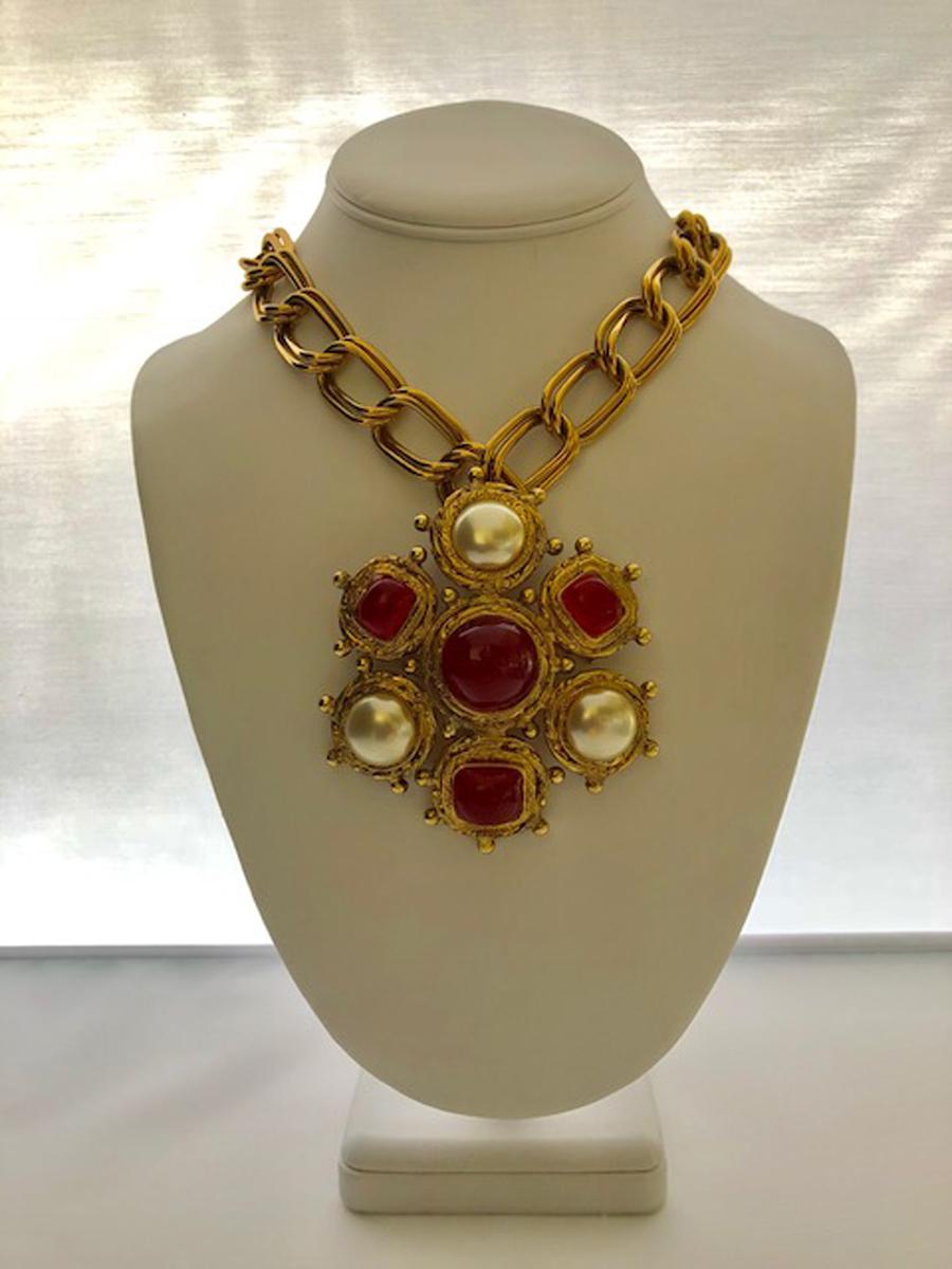 Women's Chanel Vintage Byzantine Necklace / Brooch, 1980s