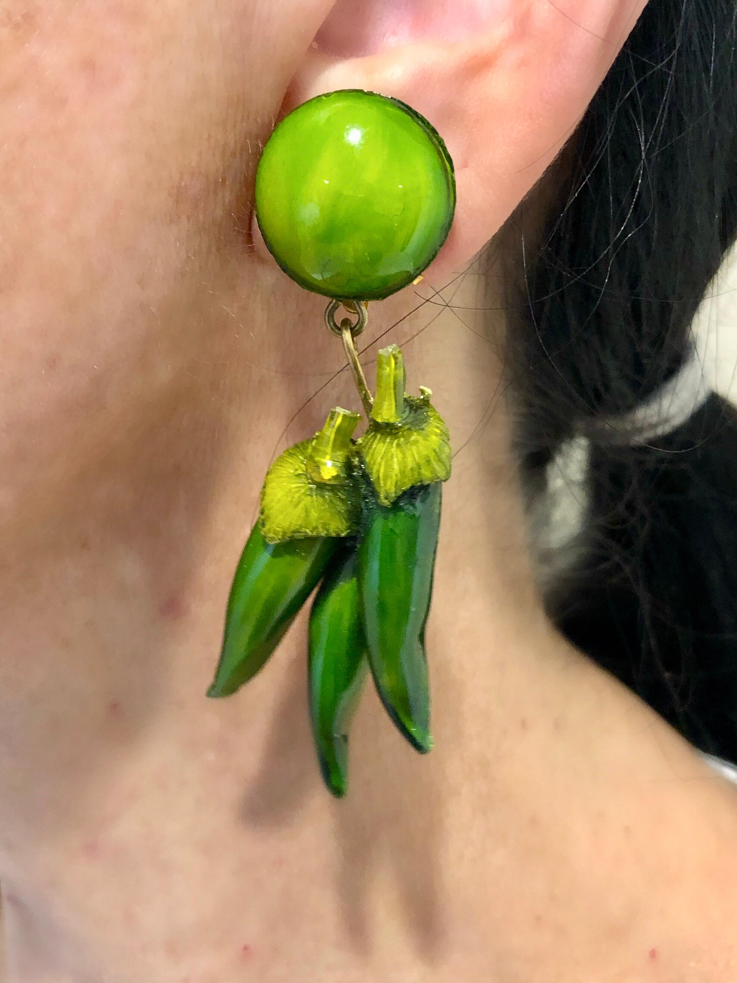 chili pepper earrings