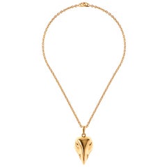 Simon Harrison Dionysus Gold Falcon Pendant
