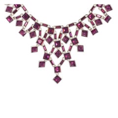 Simon Harrison Claudette Small Amethyst Crystal Necklace