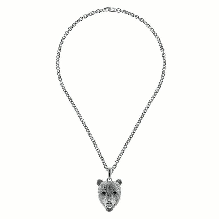 For the fashion forward, our bear pendant is beautifully detailed and is guaranteed to turn heads, but more besides, it has a surprise hidden within - raise the bear’s face and his alter ego is revealed.

…Do bears eat porridge for breakfast? Like