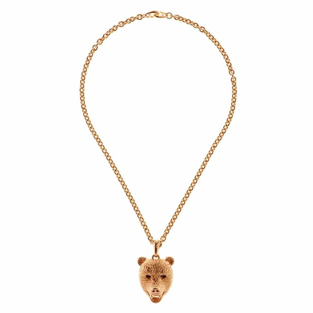 For the fashion forward, our bear pendant is beautifully detailed and is guaranteed to turn heads, but more besides, it has a surprise hidden within - raise the bear’s face and his alter ego is revealed.

…Do bears eat porridge for breakfast? Like