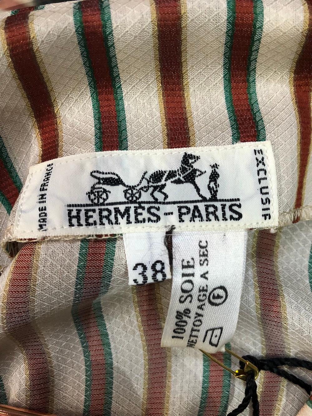 hermes blouse