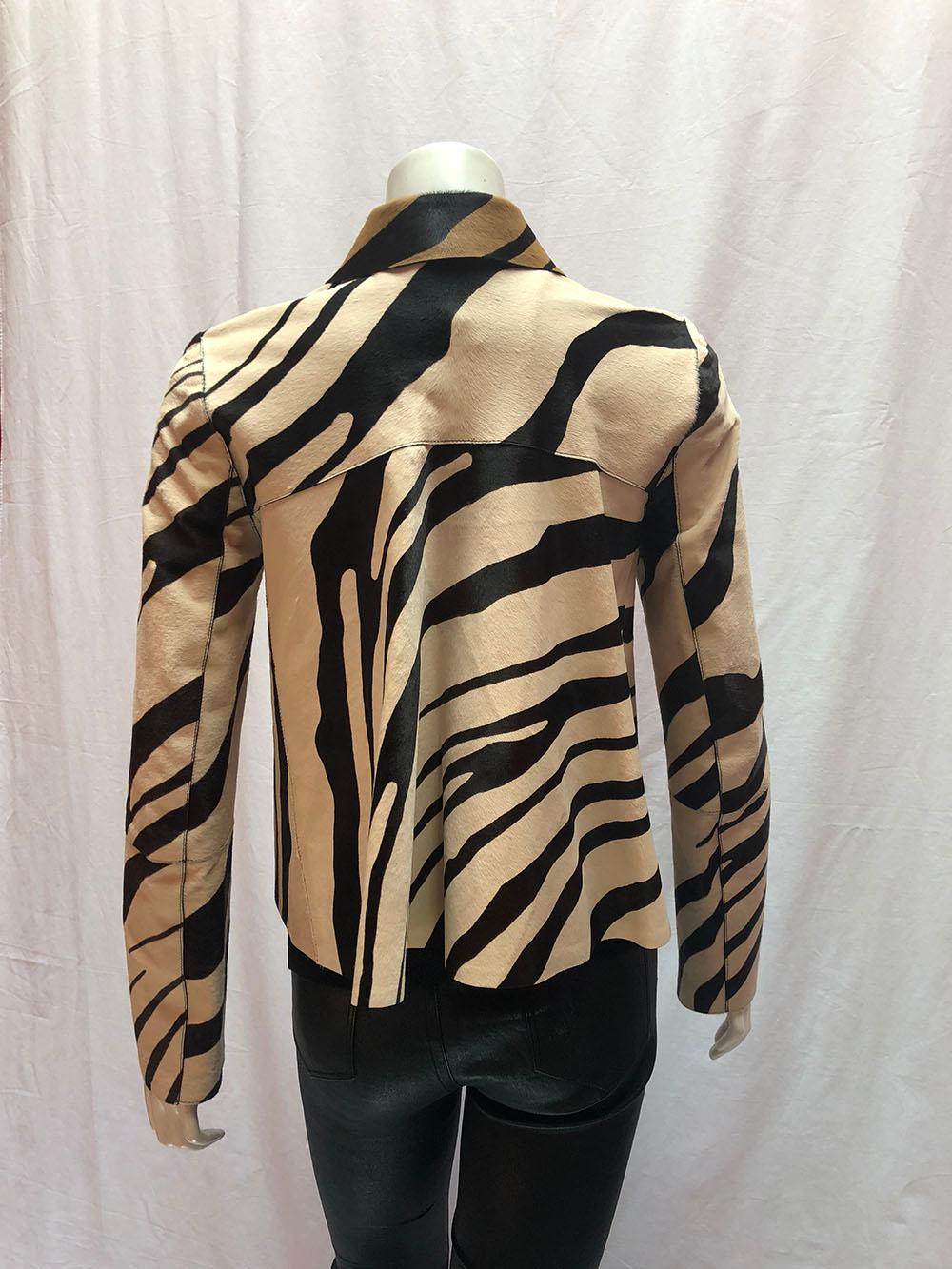 giraffe print jacket
