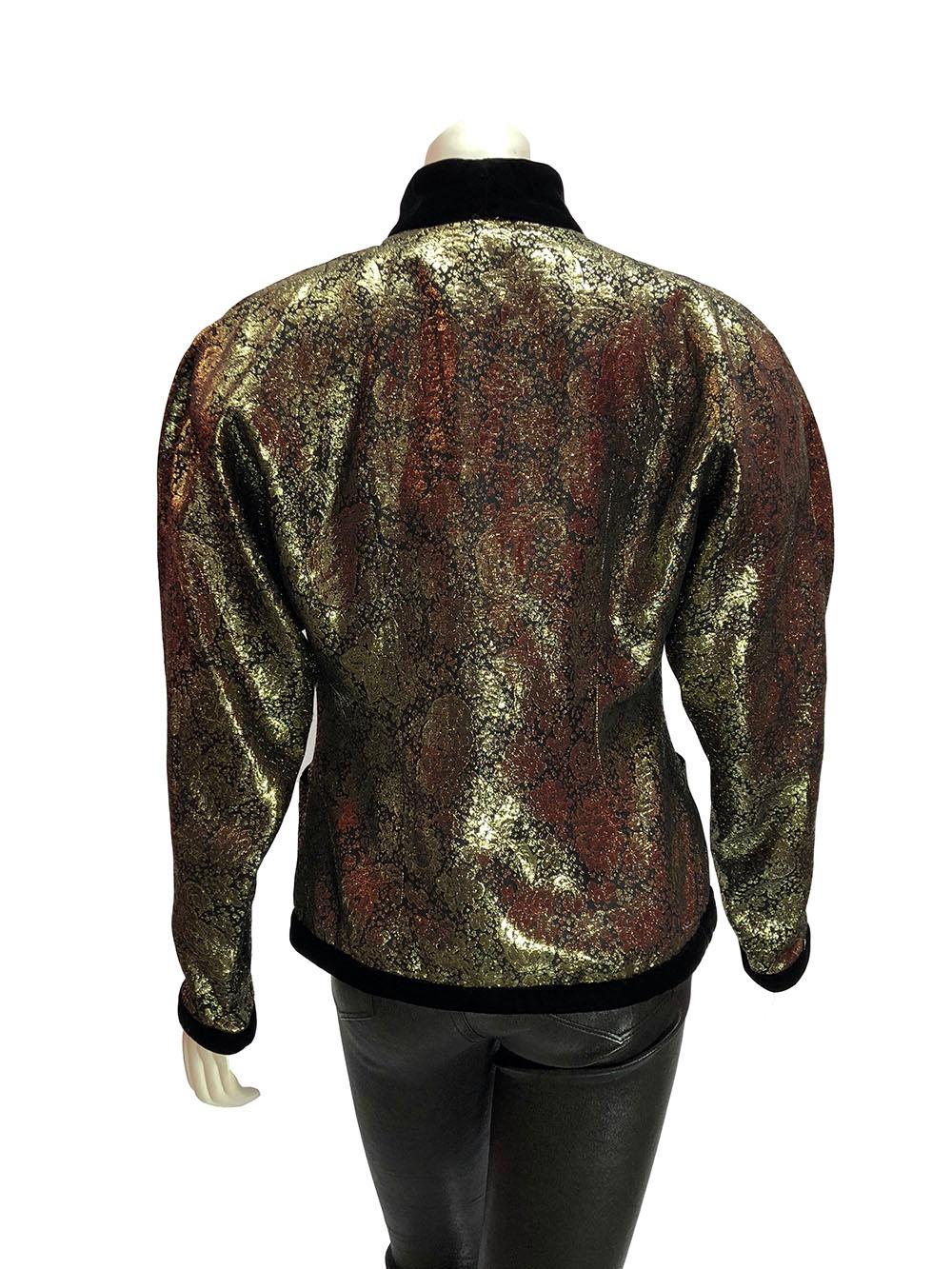 brocade smoking jacket