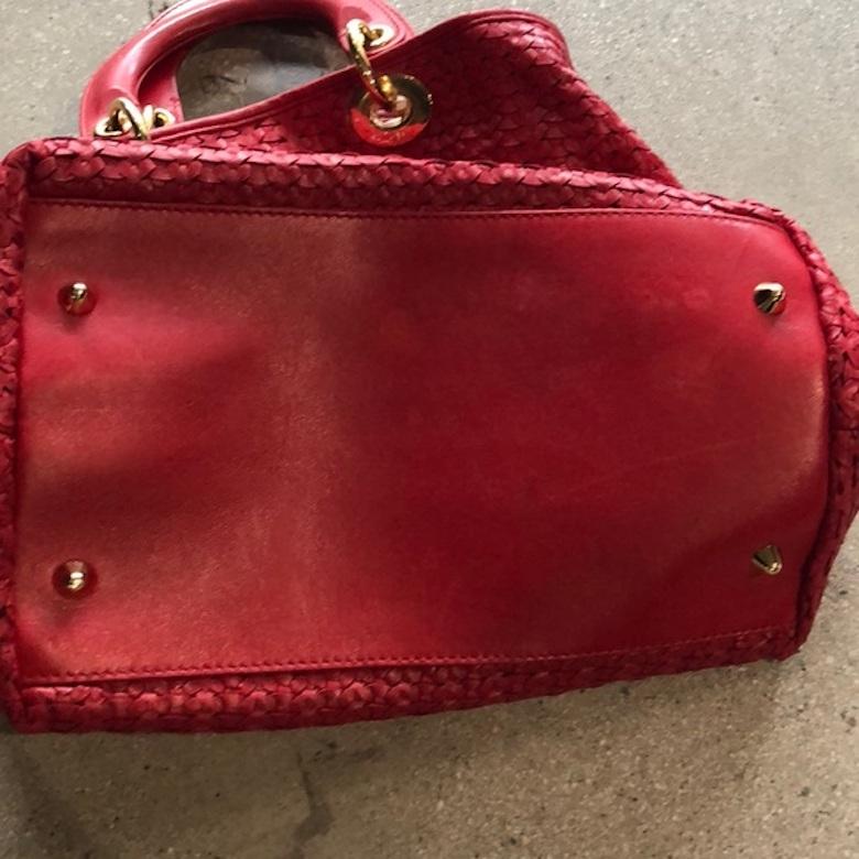 Vintage Christian Dior Lady Bag In Good Condition In Thousand Oaks, CA