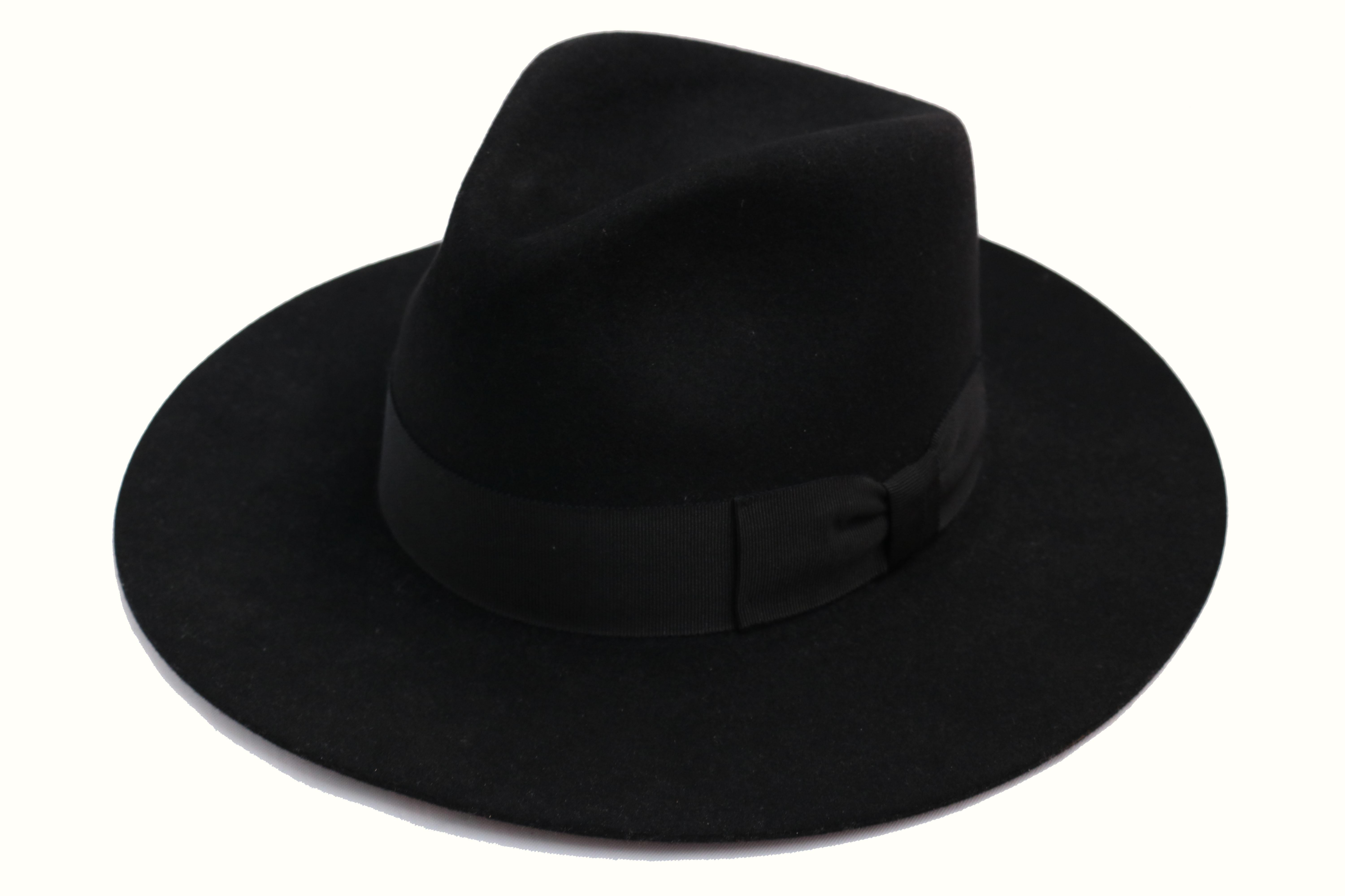 Black Saint Laurent Paris Hat 