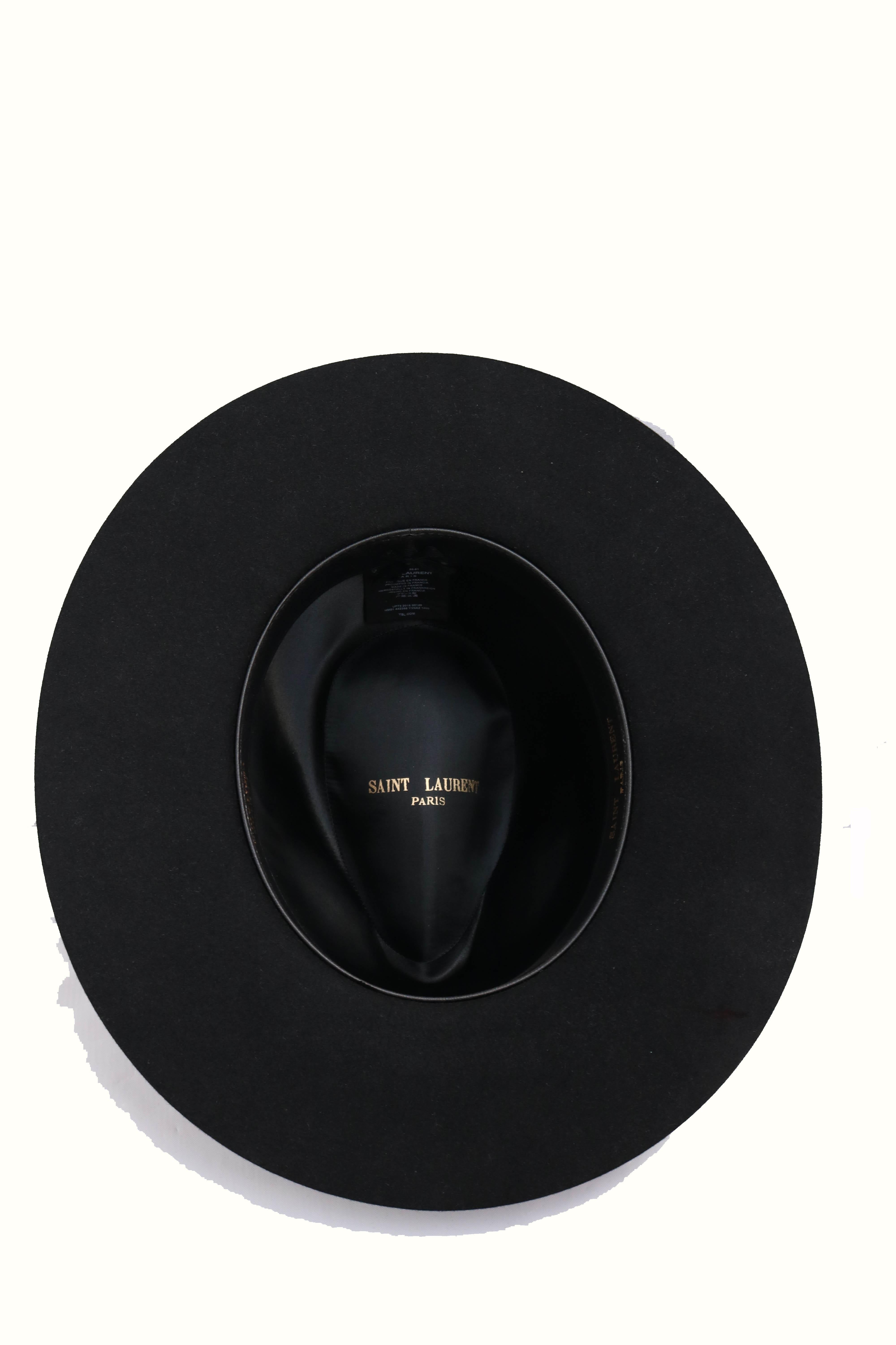 Saint Laurent Paris Hat  In Excellent Condition In Thousand Oaks, CA