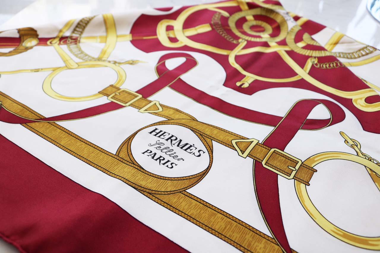 hermes eperon d'or scarf