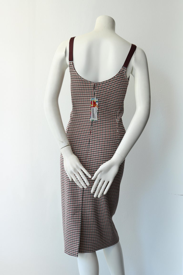Stella McCartney Tweed Houndstooth Dress For Sale at 1stDibs