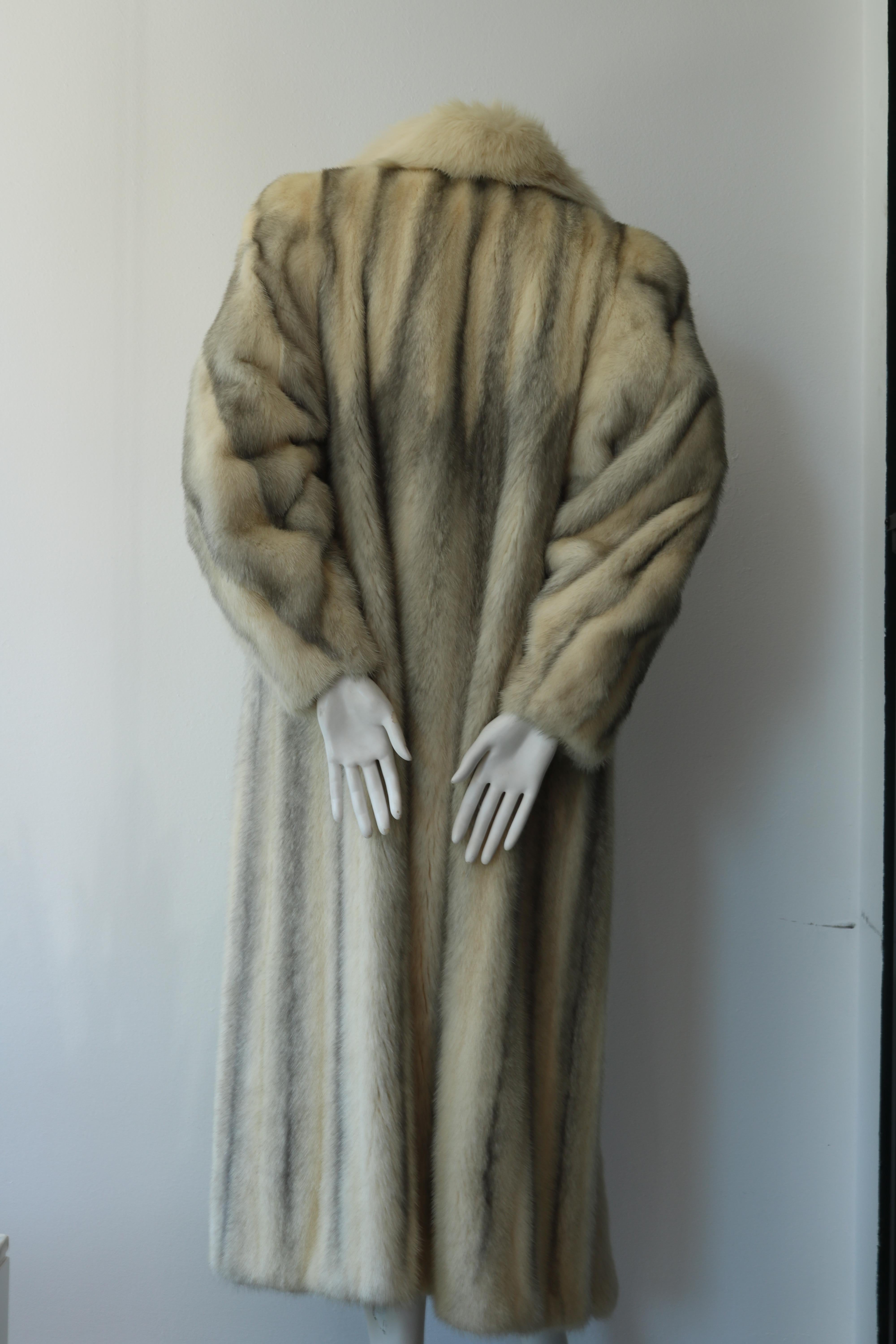 vintage christian dior fur coat