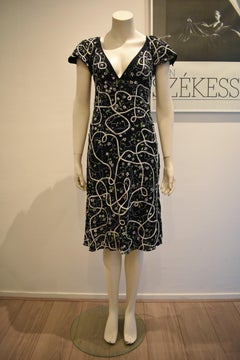 Vintage Nina Ricci Silk Embroidered Beaded and Sequin Dress