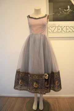 FINAL SALE Pierre Balmain Attributed Haute Couture Ball Gown, Circa 1955