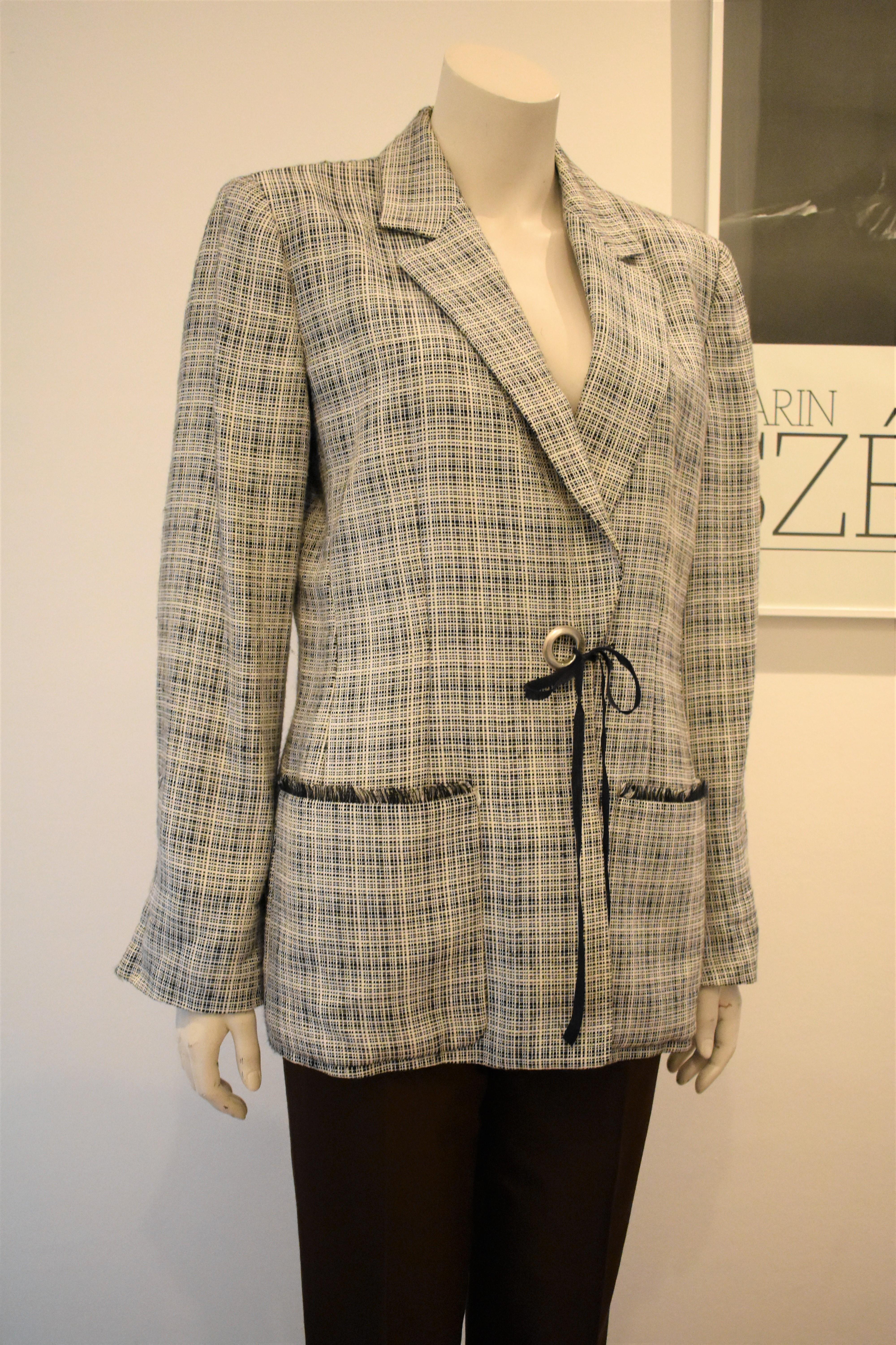 Gray Vintage Gianfranco Ferré Jacket / Blazer For Sale