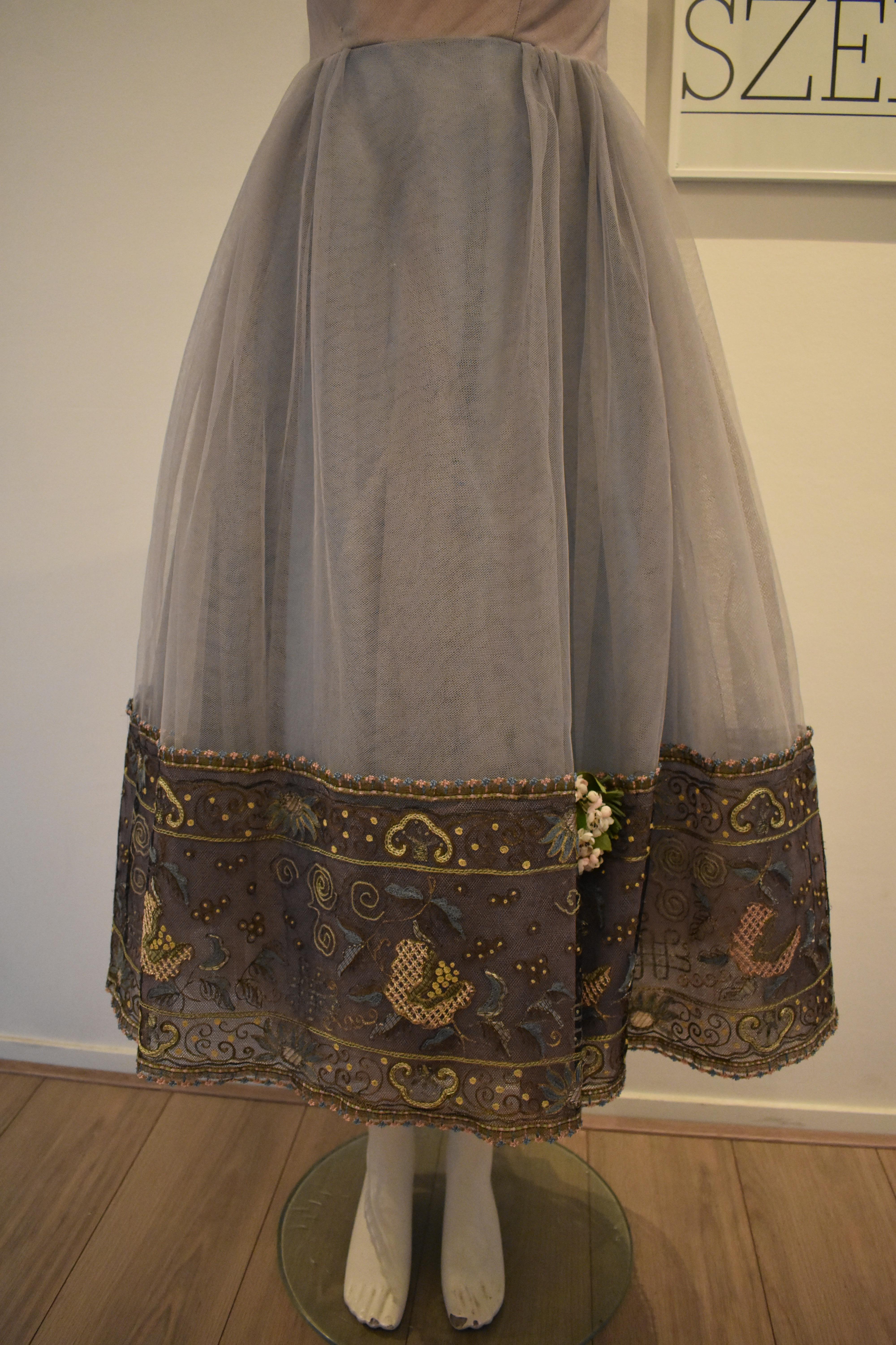 FINAL SALE Pierre Balmain Attributed Haute Couture Ball Gown, Circa 1955 For Sale 1