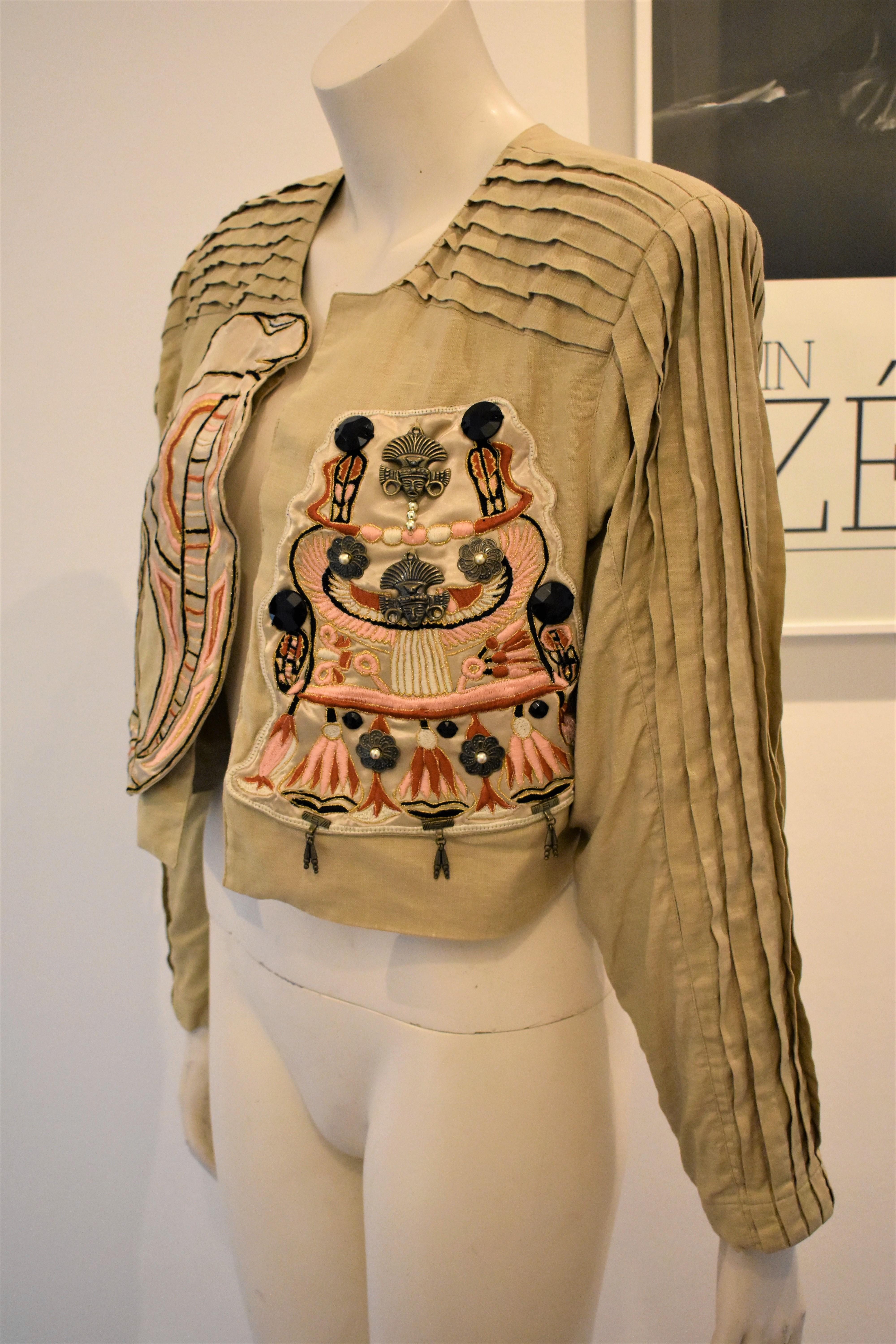 Women's Vintage Korii Joko Japanese Cobra Jacket 1980's For Sale