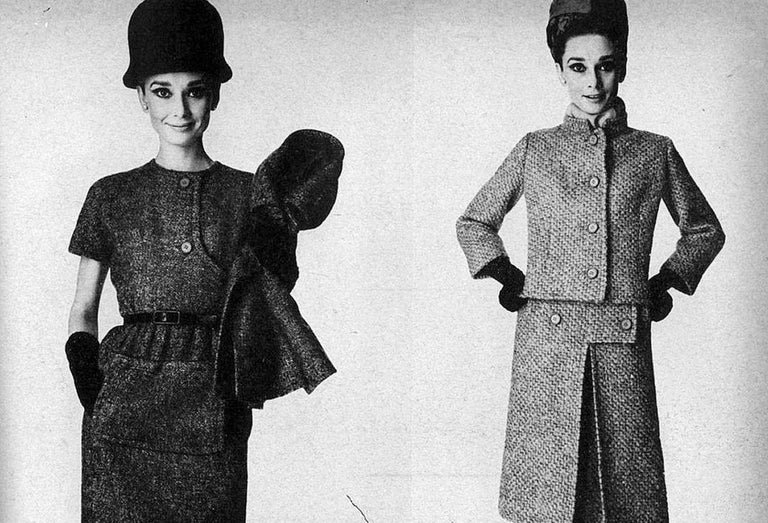 Vintage Givenchy Haute Couture Tweed Jacket Audrey Hepburn Style, Circa ...