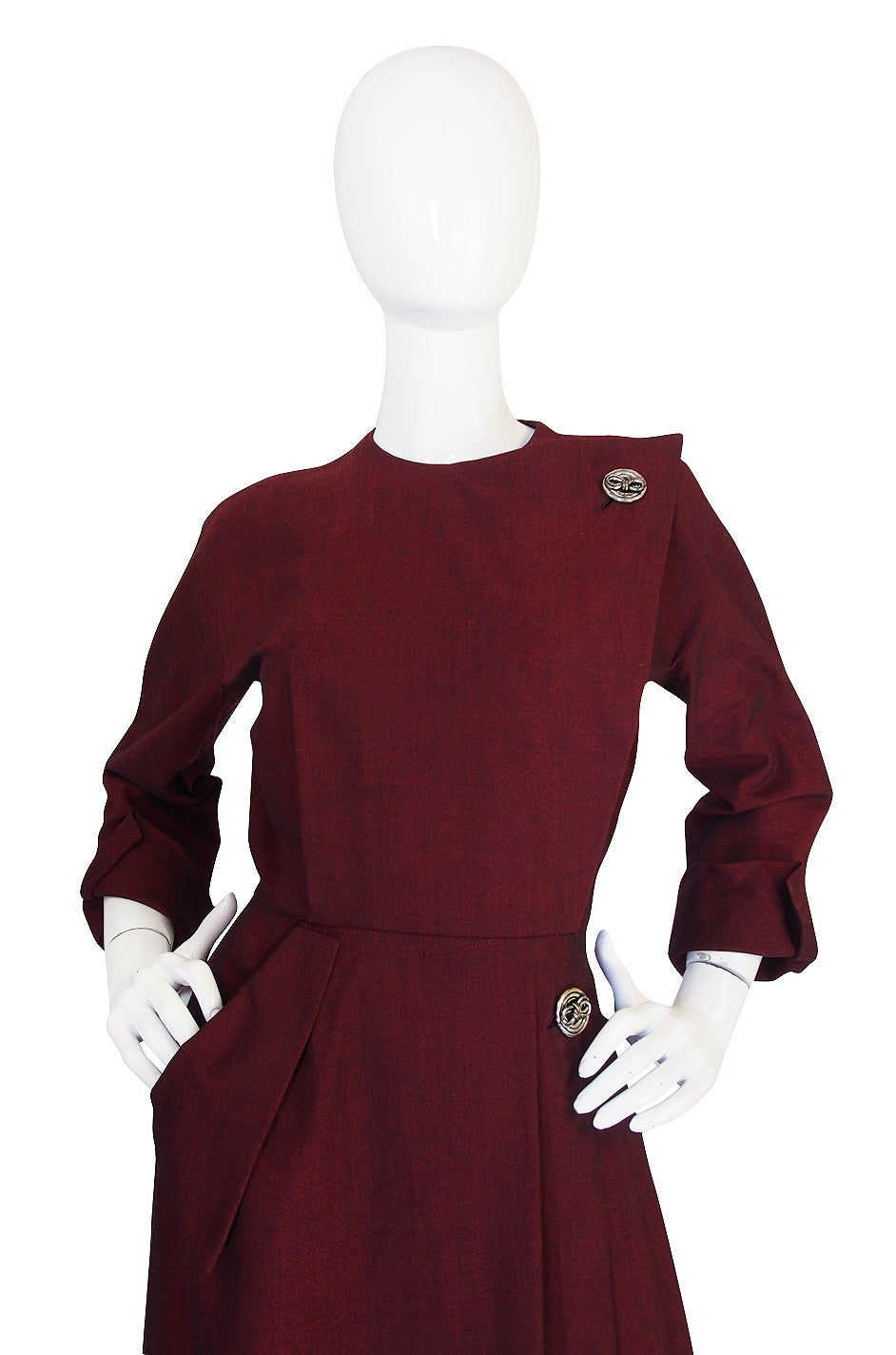 Stunning 1950s Christian Dior New York Dinner Dress In Excellent Condition In Rockwood, ON