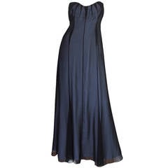 1990s Sheer Silk Chiffon Thierry Mugler Dress 3
