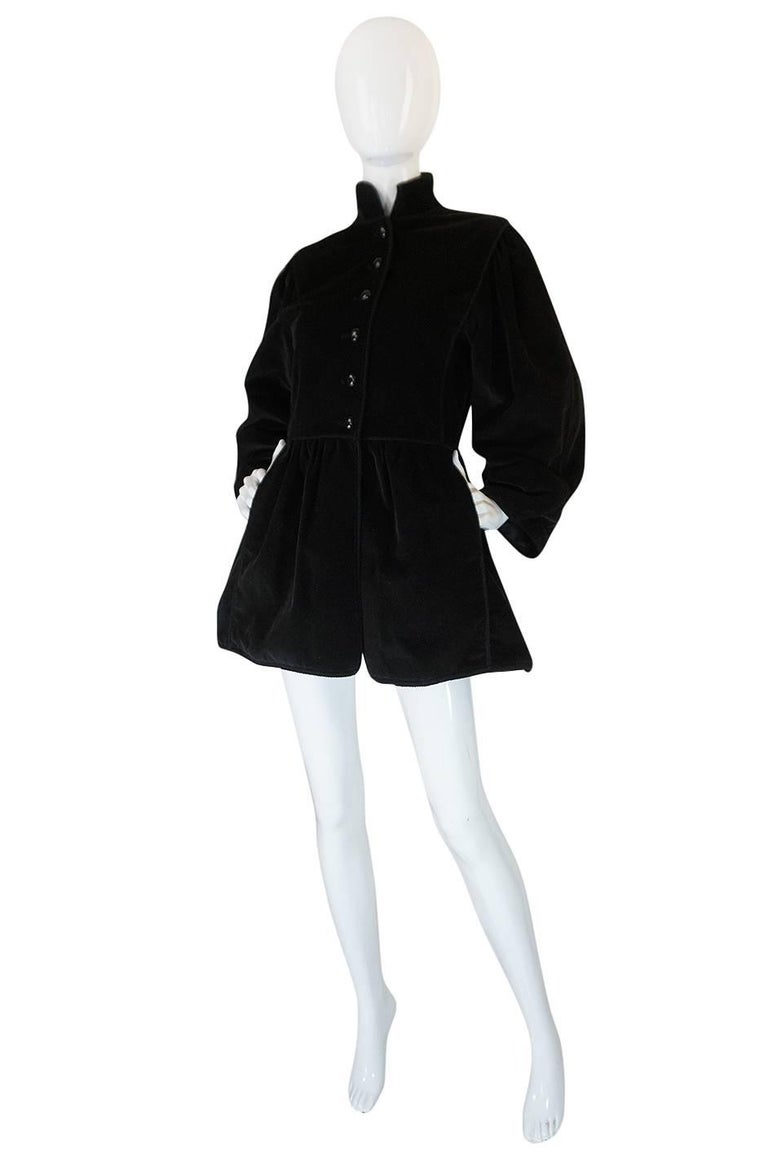 A/W 1976-1977 Yves Saint Laurent Corduroy Russian Collection Coat at ...