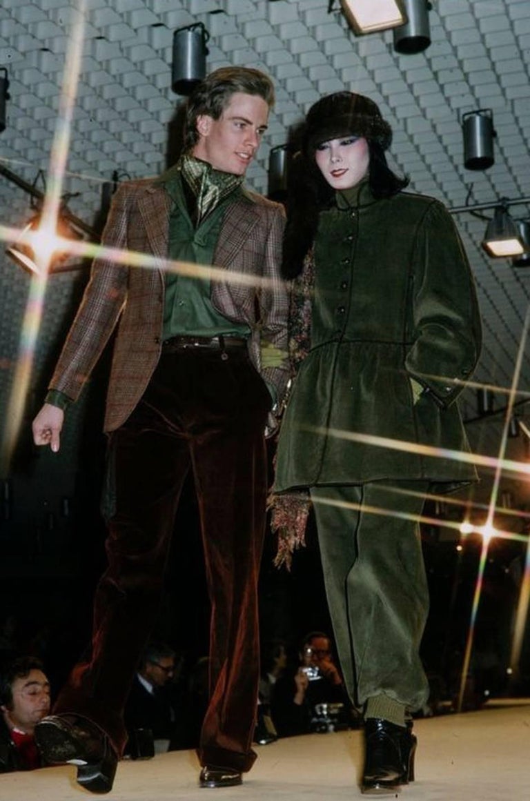 A/W 1976-1977 Yves Saint Laurent Corduroy Russian Collection Coat at ...