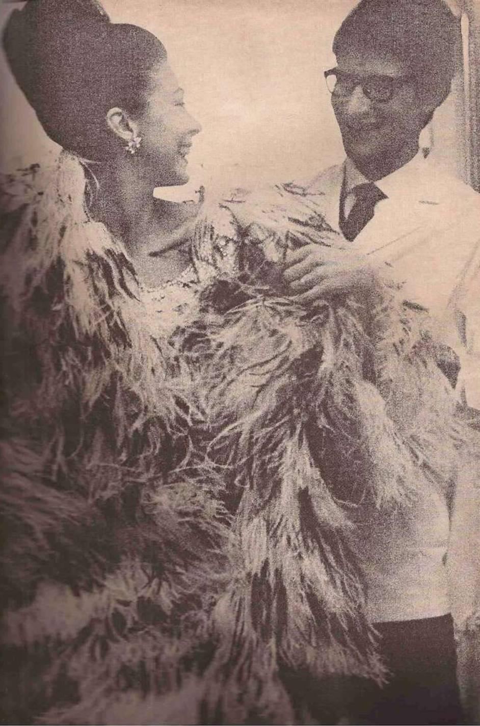 Yves Saint Laurent Black Ostrich Feather Coat circa 1970 5