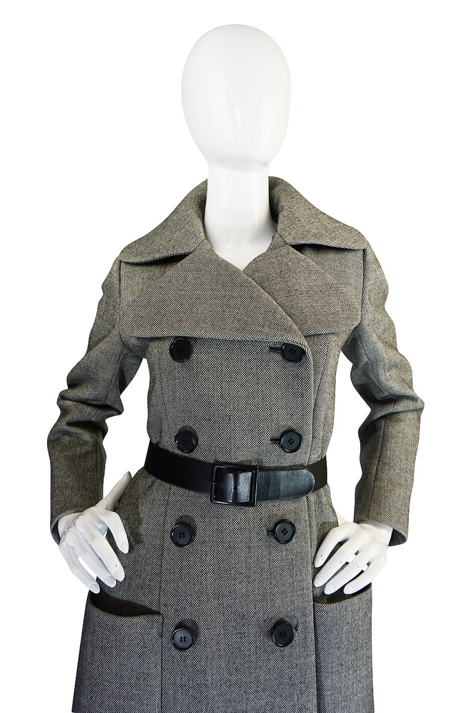 Women's 1960s Beautifully Tailored Norman Norell Couture Coat