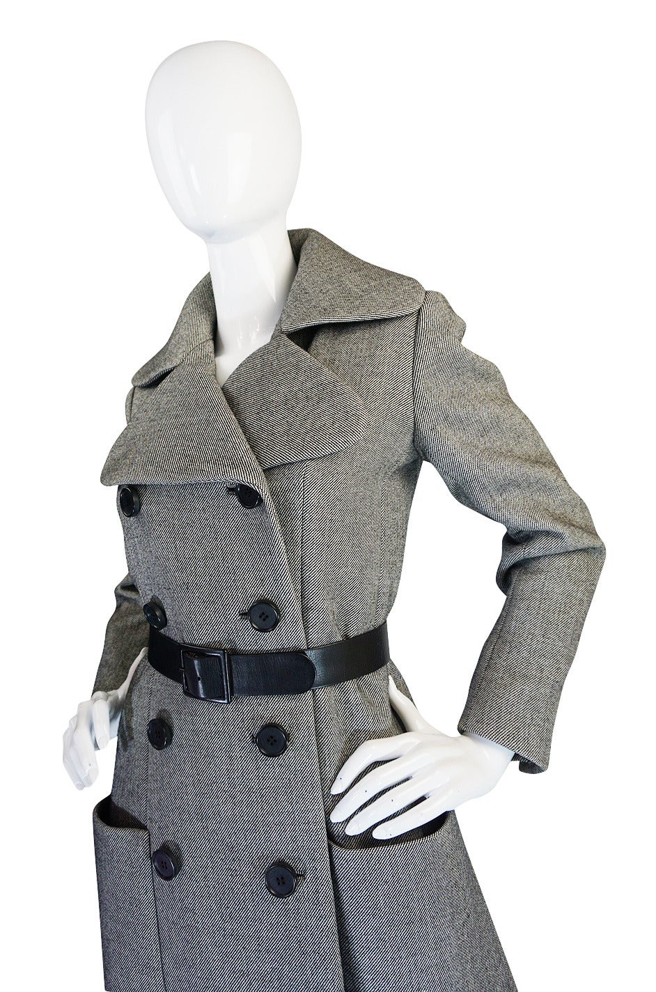 1960s Beautifully Tailored Norman Norell Couture Coat 2