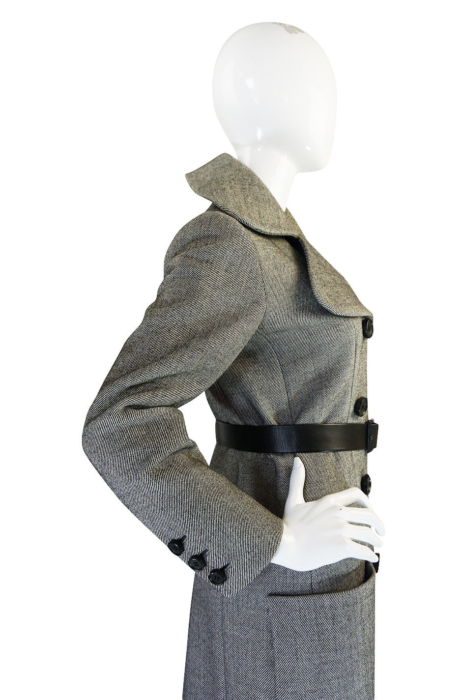 1960s Beautifully Tailored Norman Norell Couture Coat In Excellent Condition In Rockwood, ON